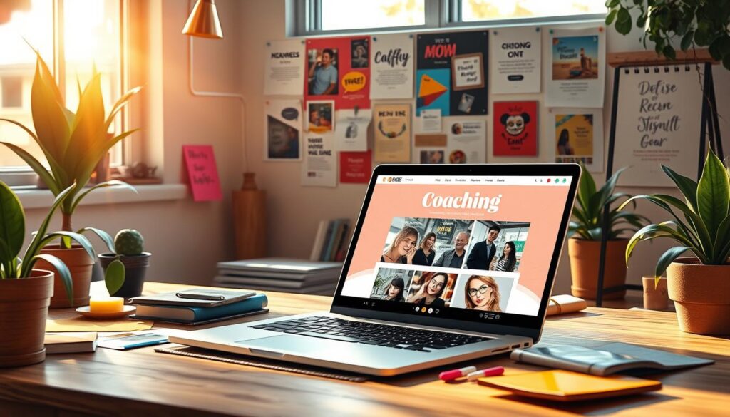 Ansprechende Inhalte für Coaching-Websites